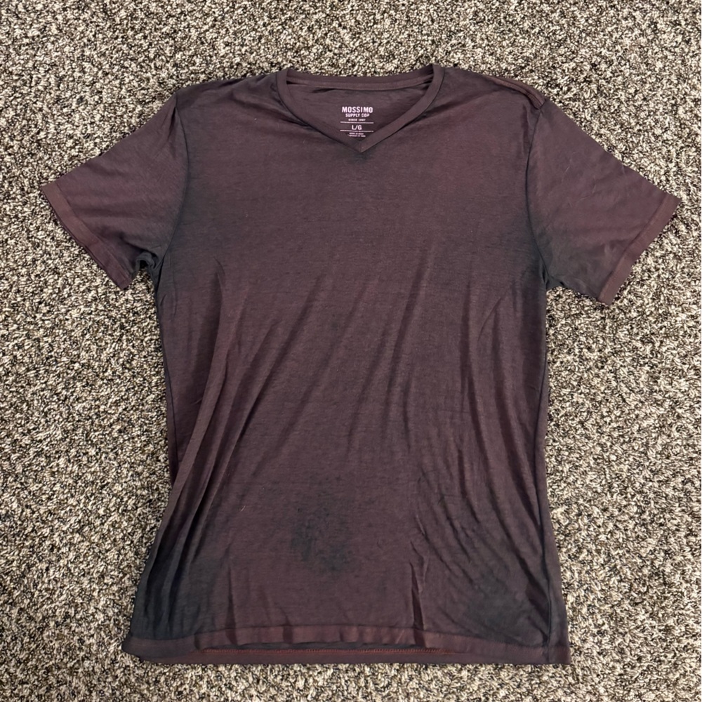 Mossimo Supply Co. Men's Maroon T-Shirt